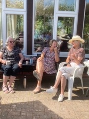 Celia, Jill Ellis and Jane (Chris’s neighbour)